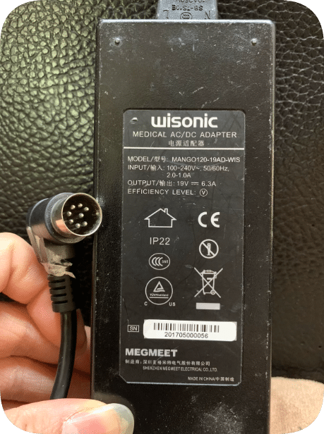 *Brand NEW* Wisonic MANGO120-19AD-WIS 120W Medical Grade AC-DC Power Adapter Full English Listing Power Suppl